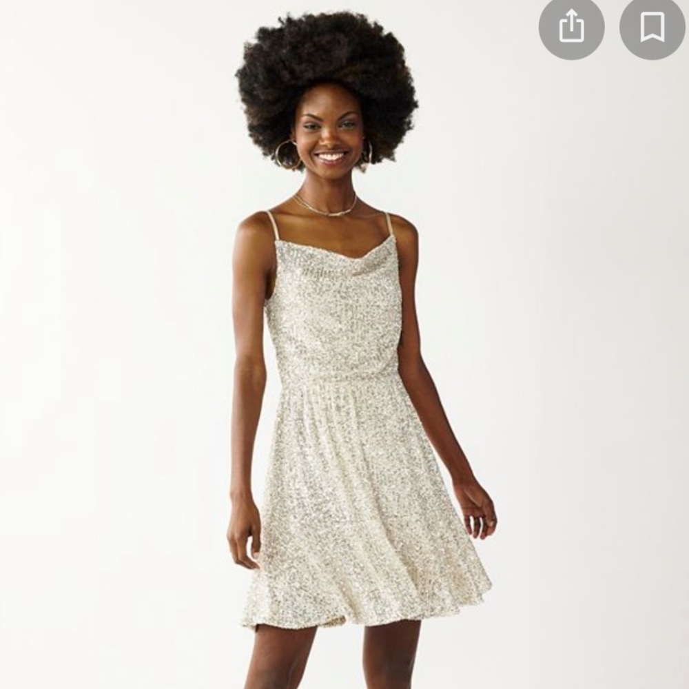 So sequin tank party dress size XS
